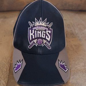 Black Sacramento Kings Strapback Hat